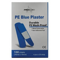 PE BLUE PLASTER 19MM X 76MM